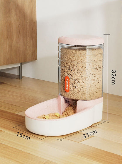 Automatic Pet Food and Water Dispenser Set