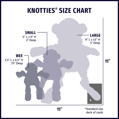 Reggie Raccoon Knottie® Plush Dog Toy