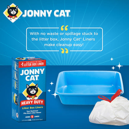 Jonny Cat Heavy Duty Tear-Resistant Litter Box Liners